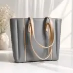 Elegant Panel Design Tote Bag with Stylish Shoulder Straps and Trendy Handbag for Women Fashion